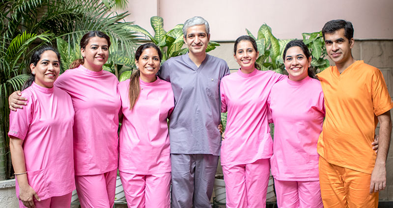 Team of Multi-specialty dentists in Vasant Vihar Delhi, Sterling Dental Clinic team