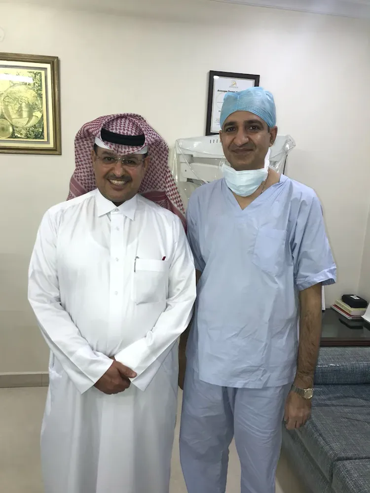 Dr. Tarun Kumar Giroti with H.E. Mr. Mohammed Khater Al-Khater, Ambassador of the State of Qatar